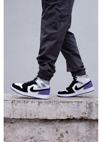 КРОСІВКИ ЖІНОЧІ NIKE AIR JORDAN 1 RETRO HIGH FLEECE НАЙК АІР ДЖОРДАН No Brand комбіновані демісезони (367177896)