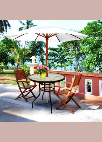 Садовый стол Acapulco с местом для зонта Costway (362028066)