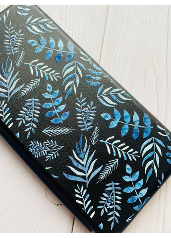 Чохол-книжка з малюнком для Samsung Galaxy S21 FE Чорний:: Рослинний фон (принт 276) Creative (360705872)
