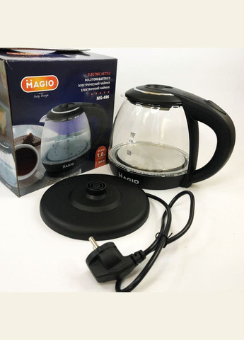 Електрочайник MG-496 1 л 900 Вт, Якісний електричний чайник для дому, Гарний електрочайник Magio (364665678)