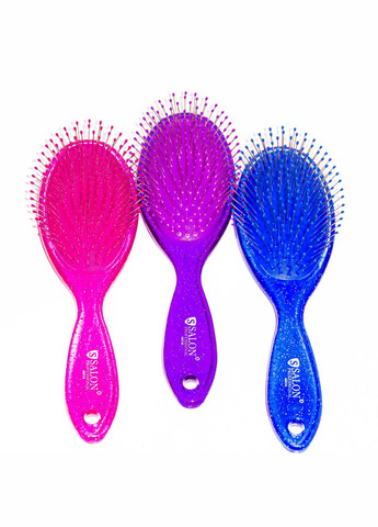 Расческа-щётка для волос массажная Salon 6803 A SL Розовая Salon Professional (324808786)