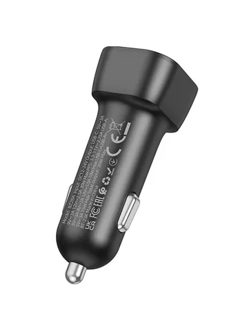 Автомобільний зарядний пристрій BZ28A Trophie PD30W+QC3.0 Black (6941991110818) Borofone (399512844)