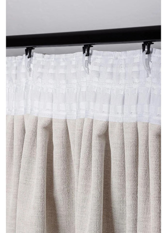 Шторы из матового шенила 2шт. 2,5м х от 2,5м до 3м HYGG (370367083)