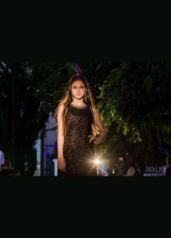 Чёрное платье праздничное черного цвета Baby Angel (313863062)