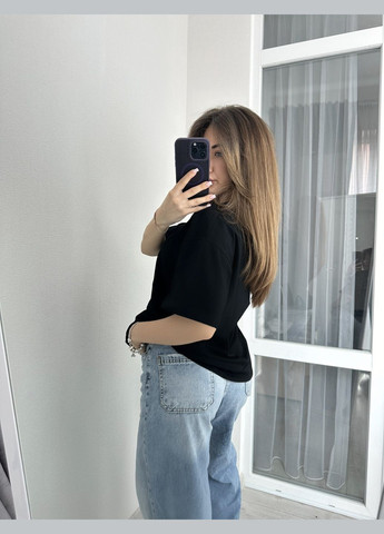 Женская однотонная футболка Україна - (324433545)