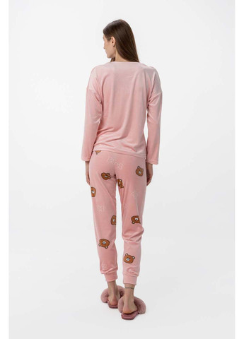 Розовая всесезон пижама женская mihra