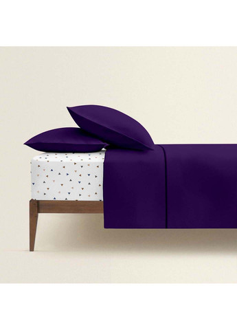 Двоспальна постіль з простирадлом на гумці INK CS2 180х220 см Cosas (307386096)