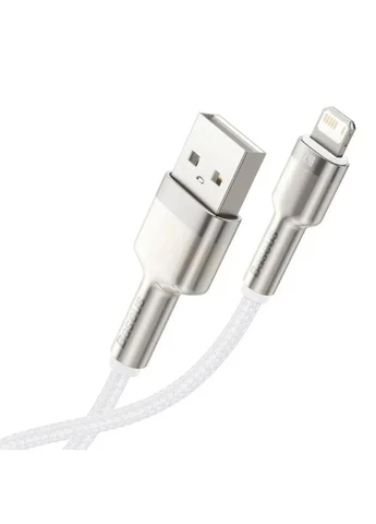 Кабель USB to Lightning Baseus Cafule 2.4A 1м алюміній No Brand (402843975)