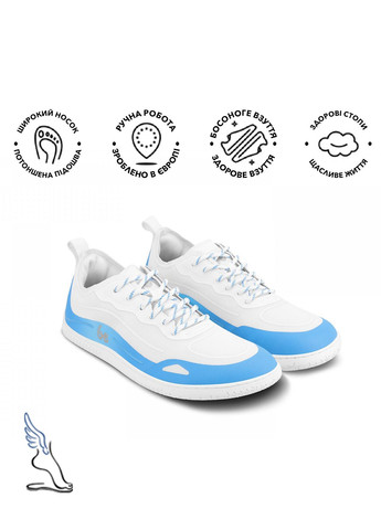 Білі всесезонні босоноге взуття кросівки barefoot be lenka velocity No Brand