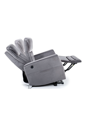 Крісло розкладне ADONIS VELVET (функція вертикалізація) сіре BL.14 ADONISVSZ Signal (372178129)