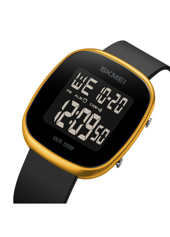 Годинник 1843GD Gold електронні водонепроникні для чоловіків та жінок з будильником та секундоміром ProDobro (367266001)