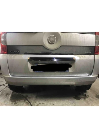 Накладка над номером (нерж.) Турецька сталь для Citroen Nemo 2007-2017 рр CARMOS (391764403)