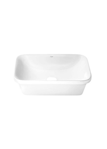 Комплект Scorpio: Раковина врізна прямокутна 510х390х145 мм White + Донний клапан PU02 Qtap QT1411K490WN47290 (341326627)