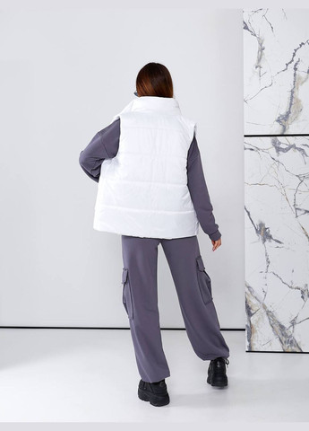 Жіноча жилетка колір білий р.44/46 452357 New Trend (288050268)