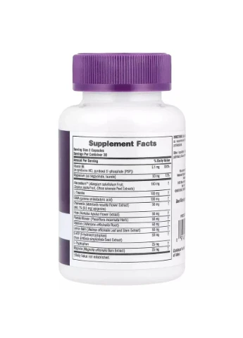 Комплекс для зняття стресу без мелатоніну Stress & Sleep Complex Melatonin Free Natures Plus, 60 капсул Nature's Plus (361116657)