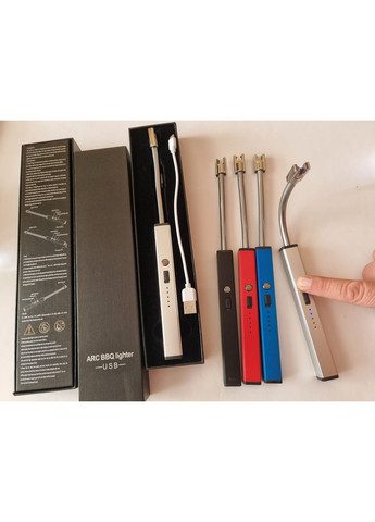 Импульсная Универсальная Сенсорная гибкая кухонная USB зажигалка для плиты, мангала, пикника Новинка 2025 Золотой No Brand (366668624)