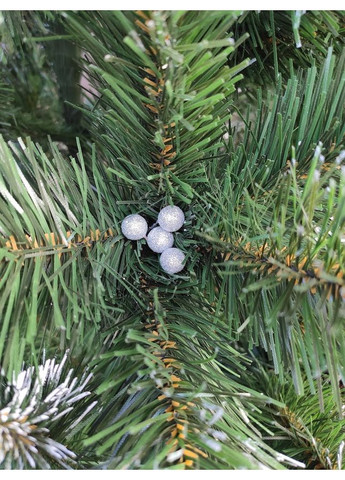 Ялинка штучна SGX Кармен з сріблястими шишками і перлами 1.80 м.зелена Yalynkar (366964452)