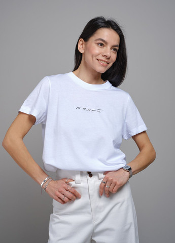 Белая летняя женская футболка 103138 Power