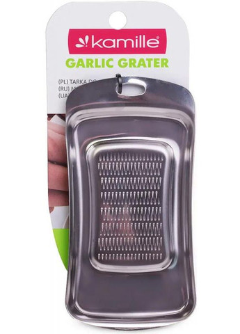 Тертка механічна для сиру з нержавіючої сталі 19.5х10х8 см для шоколаду та горіхів Kamille (368980001)