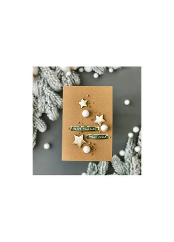 Набор для создания Рождественских открыток "Sweet Christmas" FDGCK-041, 5 шт Fabrika Decoru (370218582)