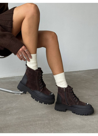 Зимние зимние ботинки Helen из натуральной замши