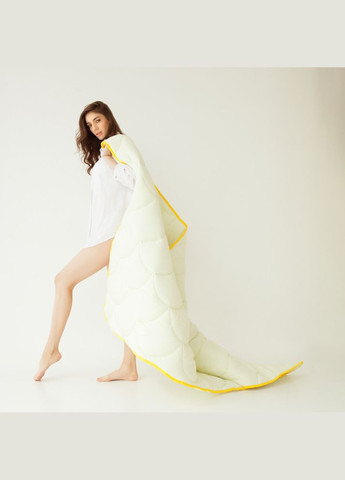 Ковдра літня Попкорн 175х200 см з кукурудзяним наповнювачем антиалергенна молоко для літа IDEIA (275870724)