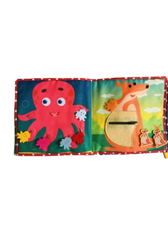 Текстильна розвиваюча книга для малят "Поні" 403679 Bambini (392088504)