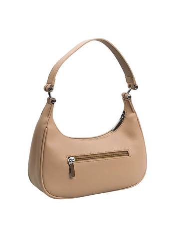 Жіноча базова сумка з одним відділенням на блискавці та зі знімним плечовим ременем екошкіра бежевий CD-9128 Alex&Mia (321110962)