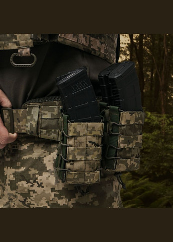 Двойной подсумок под магазины АК/АR (тканевый). Пиксель (мм-14) Ukrarmor (333722007)