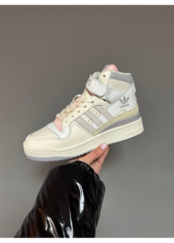 КРОСІВКИ ЖІНОЧІ ADIDAS FORUM 84 HIGH CREAM PINK АДІДАС ФОРУМ 84 No Brand рожеві демісезони (368862033)