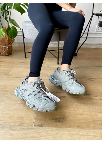 Кросівки жіночі Balenciaga Track 3.0 Gray Premium | Баленсіага Трек 3.0 сірі No Brand сірі демісезони (361308062)