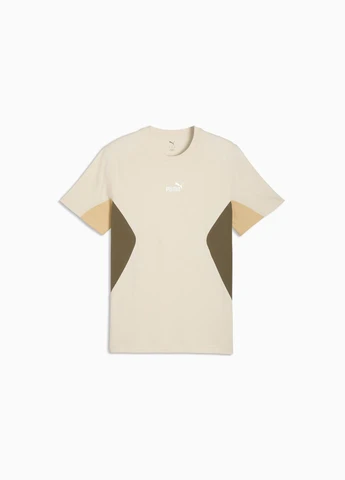 Белая футболка essentials block tee men Puma