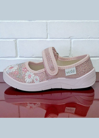 Ортопедичні тапочки на липучці капчики для дівчинки змінне взуття в садок Валді Waldi (345647887)