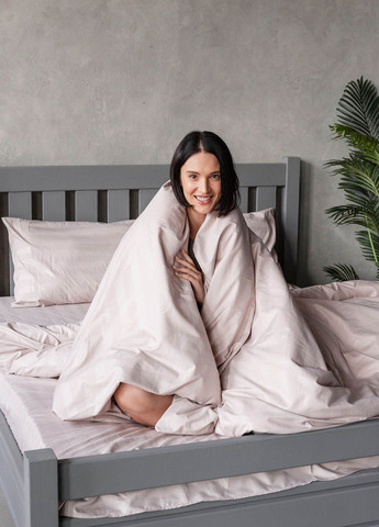 Комплект постельного белья на резинке Страйп (полуторный) Homedec - (352477649)