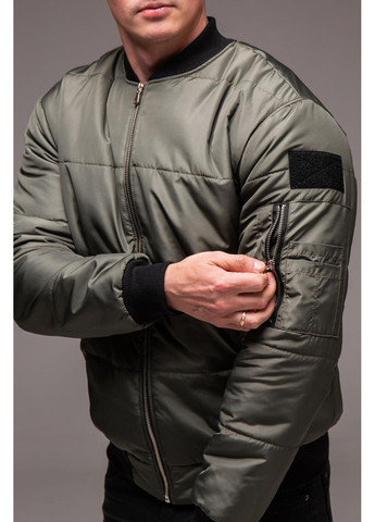Куртка бомбер утепленная мужская бейсбольный на молнии (360964266)