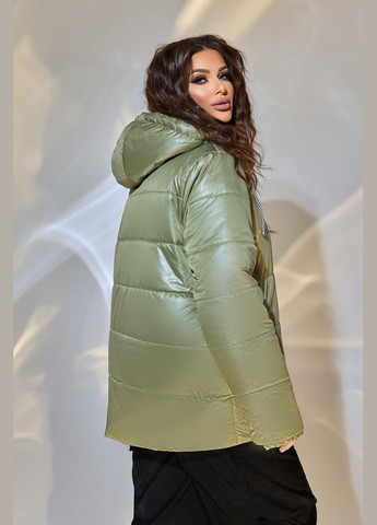 Оливкова (хакі) демісезонна демісезонна куртка No Brand