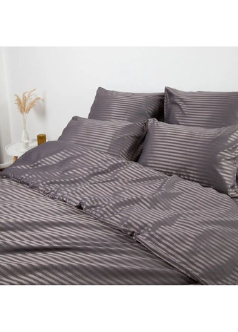 Постільна білизна СТРАЙП САТИН Graphite ТЕП (363133382)