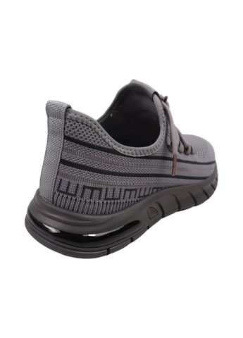Сірі кросівки чоловічі сірі текстиль Berisstini 384-25LK