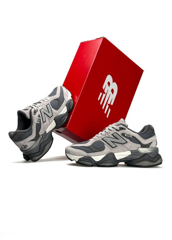 Сірі всесезонні кросівки New Balance 9060 Graphite Light Grey