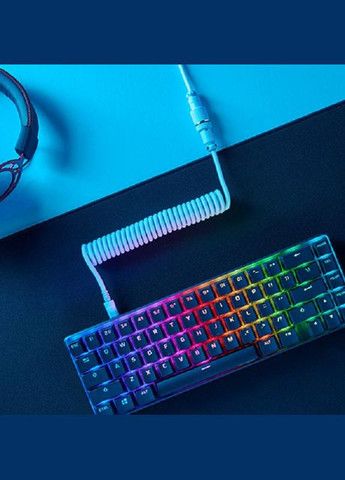 Кабель USB-A-USB-C спиральный, 1.37м Grey/Black HyperX (325219573)