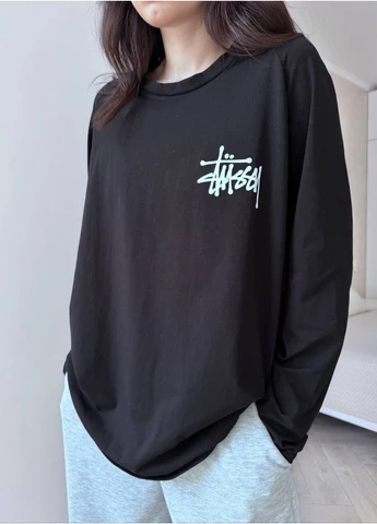 Базовий лонгслів oversize з турецького куліру — ЗАМІРИ В ОПИСІ GD/GL Модний простір (374128500)