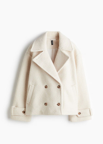 Белое демисезонное Пальто H&M