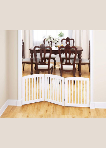 Парканчик обмежувач з дерева Рео 3 зефір (ЗБО-300120) No Brand (328605826)