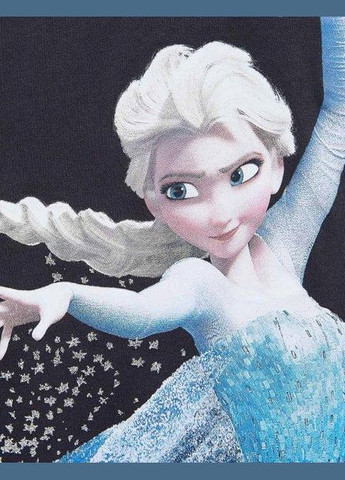 Лонгслів,чорний з принтом, Zara Kids (316215721)