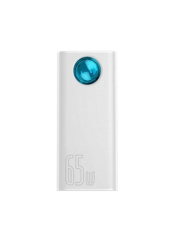Повербанк Amblight 30000 мАг 65 Вт PD/QC білий Baseus (401880879)