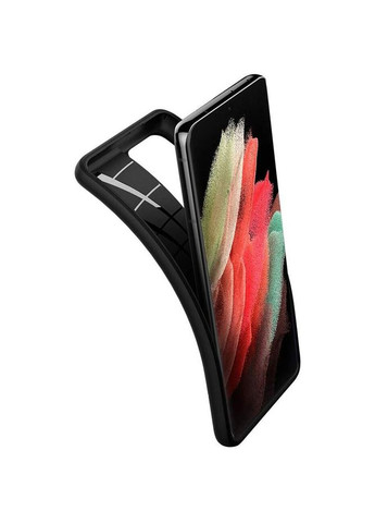 Чохол-накладка Core Armor для Samsung Galaxy S21 Ultra SM-G998 Matte Black (ACS02377) Spigen (341486565)