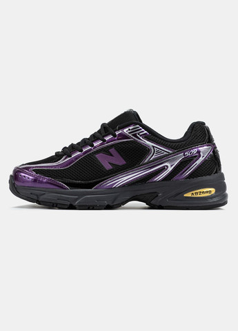 Черные демисезонные кроссовки мужские и женские new balance 509 black purple silver | нью баланс 509 черные No Brand