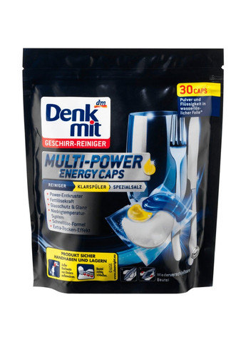 Таблетки для посудомоечных машин Multi-Power Energy 30 шт Denkmit (280898457)