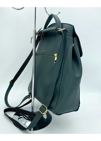 Рюкзак сумка Серце жіночий зелений з екошкіри для повсякденного використання молодіжний рюкзак ProDobro (367264578)