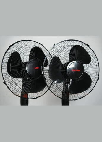 Подвійний комплект підлогових вентиляторів FS40-5 з трьома рівнями швидкості чорний (2104618617) No Brand (351363083)